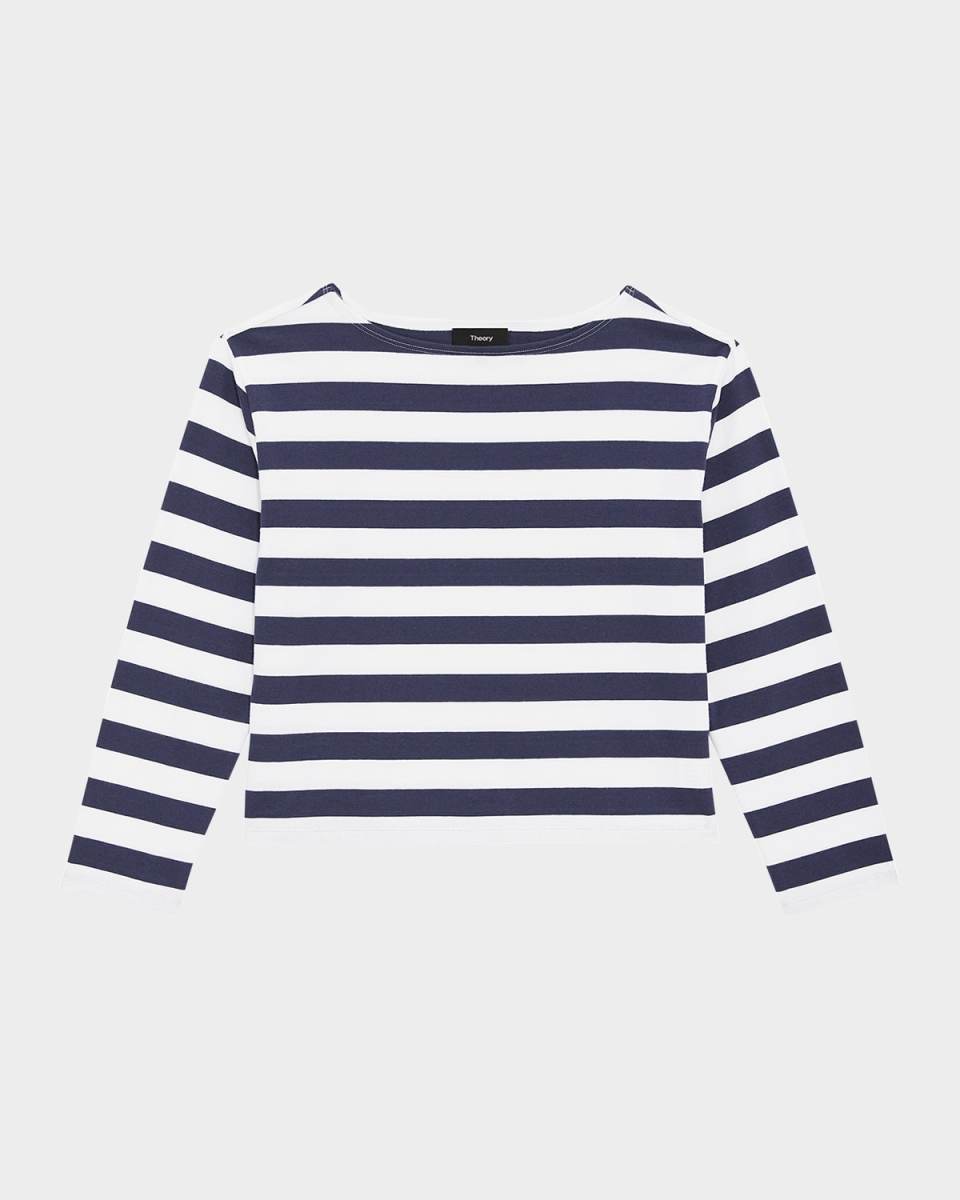 Stripe Boat-Neck T